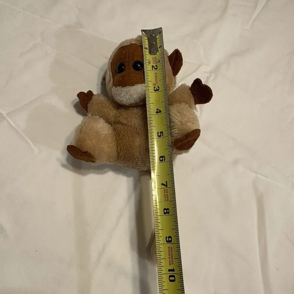 Vintage Dakin Tan Monkey Plush 7